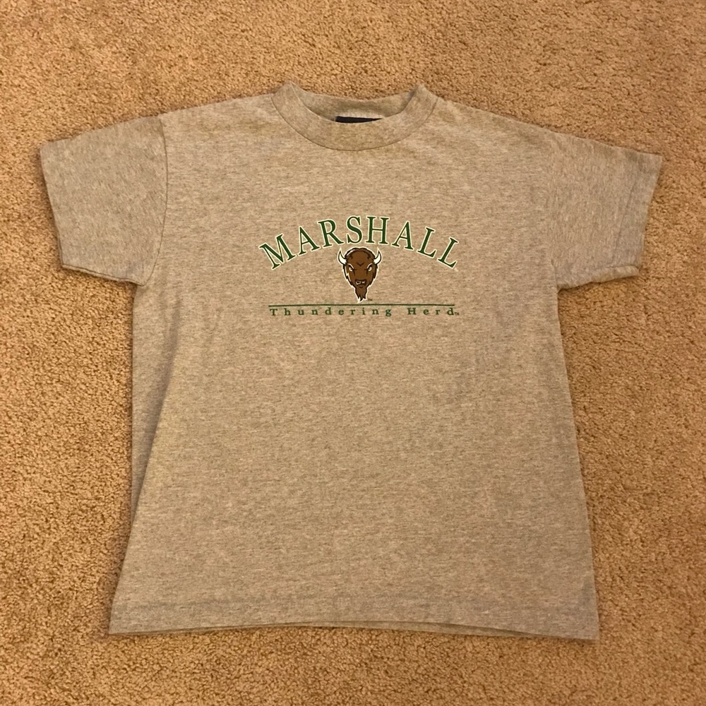 Jansport Gray Marshall Thundering Herd Short Sleeve Tee
